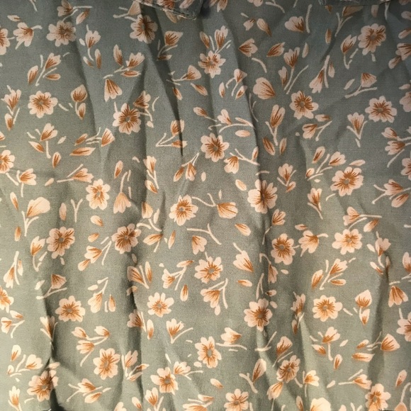 🚫SOLD Vintage Floral Collared Dress - Picture 3 of 4